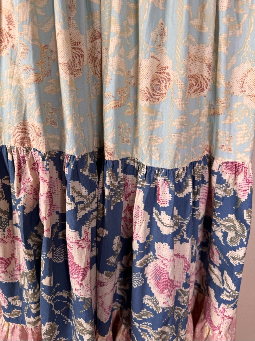 Free People Bluebell Maxi Dress Antique Combo Floral NWT | Large - Picture 6 of 14